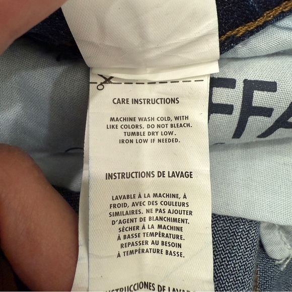 Buffalo David Bitton Faded Blue Relaxed Straight Driven Jeans Size 36 Inseam 27 - Picture 16 of 17